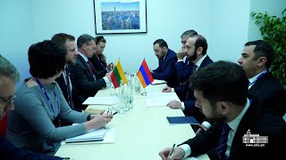 Встреча министров иностранных дел Армении и Литвы