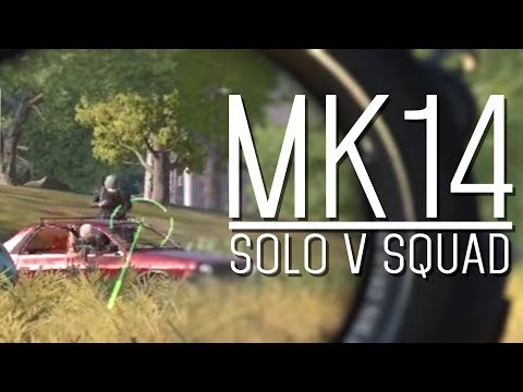 Dismantling squads with an MK14 | PUBG Gameplay