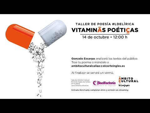Taller de Poesía #LdeLírica l Vitaminas poéticas