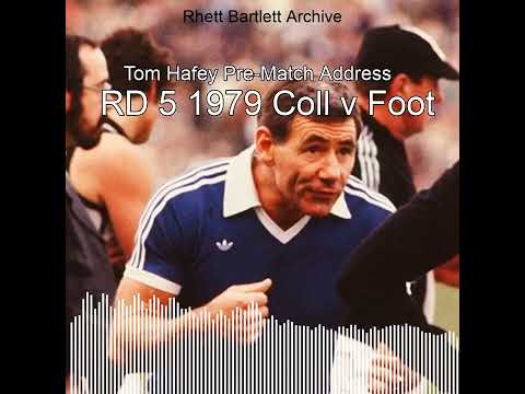 Never before heard Tom Hafey pre-match speech for Collingwood from Round 5 1979