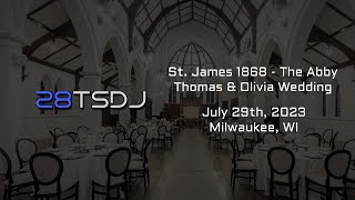 DJ GIG LOG: Trischler Wedding | July 29th, 2023 | Milwaukee, WI
