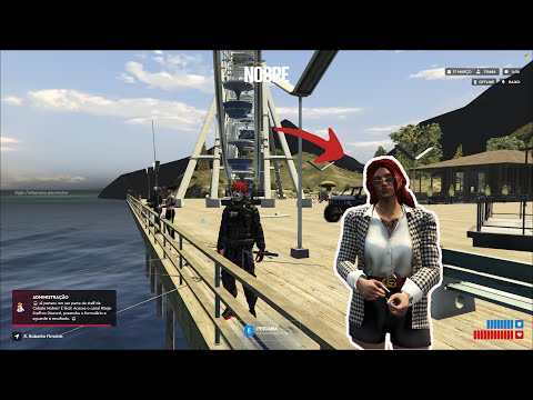 OLHA QUEM EU ENCONTREI NA PESCARIA! Cidade Nobre GTA RP (Sub Zero)