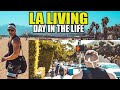 Robby Delwarte - A Day In The Life in LA. Full day of eating + Beach workout