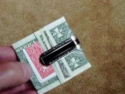 Card to Money Clip by Richard Gerlitz