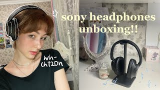 unboxing &amp; review sony wh-ch720n headphones, noise cancelling + affordable 🎧🖤