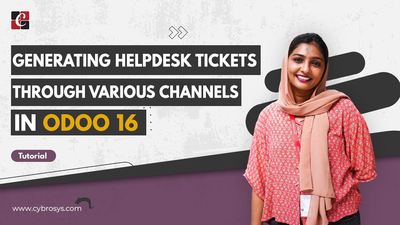 Generating Helpdesk Tickets Through Various Channels in Odoo 16 | Helpdesk Tickets in Odoo 16