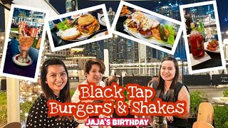 BLACK TAP CRAFT BURGERS & SHAKES | JAJA's BIRTHDAY 2020 | jamthesmallgirl