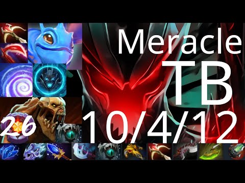Meracle Terrorblade vs Mars, Lifestealer, Templar Assassin - Dream Coil, Terror Wave, free a - dota2