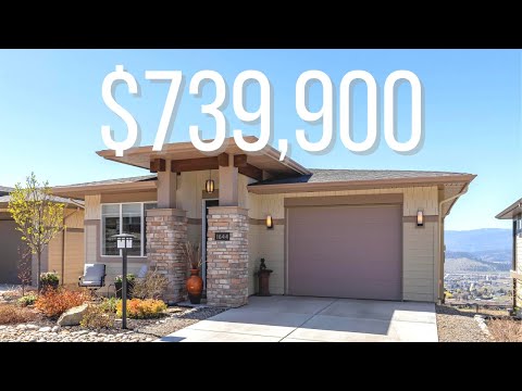 Inside a $739,900 Walkout Rancher with Incredible City & Lake Valley Views in Kelowna's Tower Ranch
