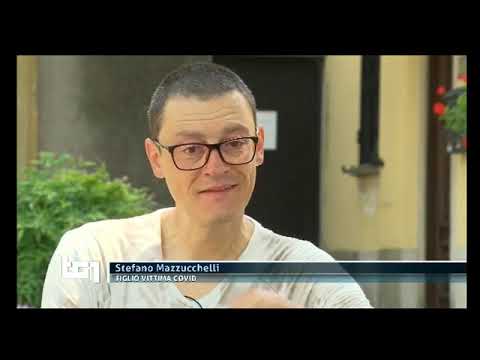 Stefano Mazzucchelli, Vasere, Lonate. TG1 15 luglio 2020 in bici dalla GB per il papa morto di covid