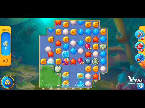 Fishdom. 9033 level no boosters and diamonds. 14 moves