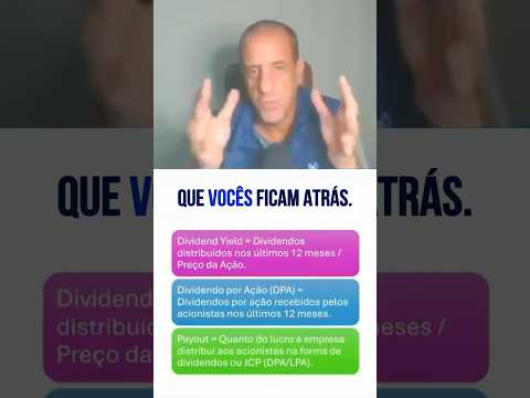 OS MARCADORES DE DIVIDENDOS #ações #bolsadevalores #investimentos
