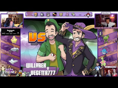 IlloJuan vs Vegetta y Willy Alto mando | Pokemon twitch cup