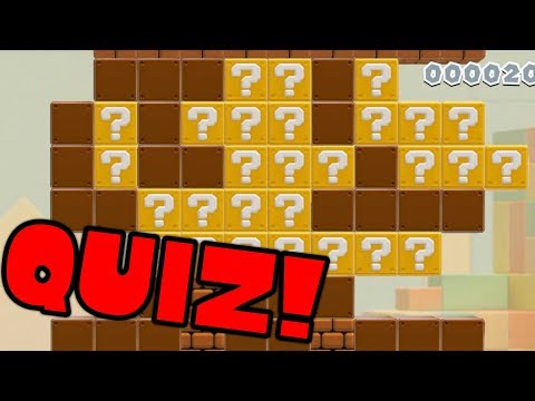 Super Mario Maker 2 🔧 Make Quiz