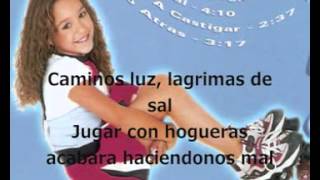 Danna Paola- Caminos de Luz (Amy la niña de la mochila azul) Letra