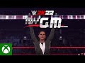 WWE 2K22 MyGM Trailer