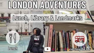 London library lunch & landmarks! #caekira #vlog #vacation