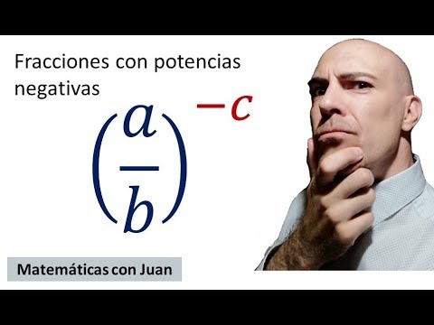 ▷ Cómo operar fracciones con exponentes negativos. Potenciación de fracciones