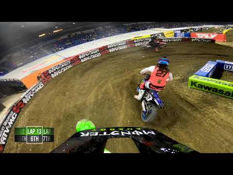 GoPro: Adam Cianciarulo | 2021 Monster Energy Supercross | Indianapolis 3 | 450 Main Highlights