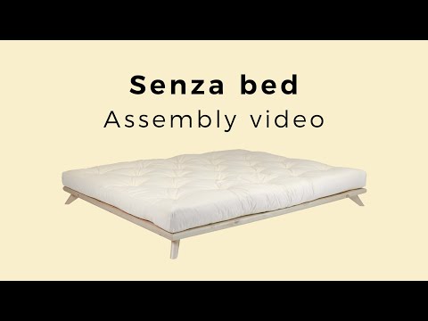 Video Senza - Lit en bois 140x200cm