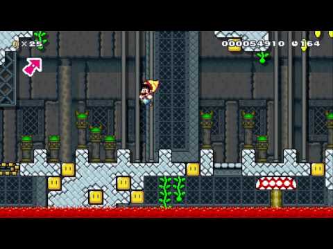 Smooth Cape Feather Parkour by Berni - SUPER MARIO MAKER - NO COMMENTARY 1AU