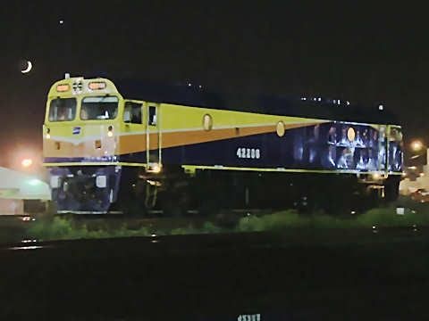 Interail Diesel Locomotive 42206 Running Light Engine - PoathTV Railroads and Trains in Australia