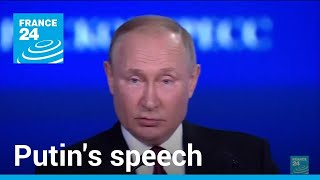 REPLAY: Putin dismisses 'stupid' Western sanctions 'blitzkrieg' • FRANCE 24 English