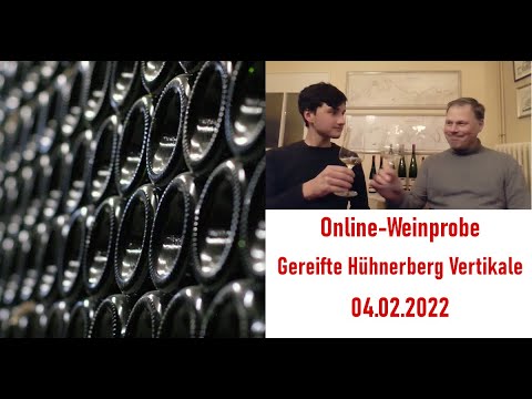 Online-Weinprobe: Gereifte Hühnerberg Vertikale