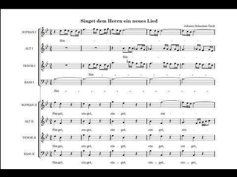 BWV225 Singet dem Herrn ein neues Lied (Alto1)