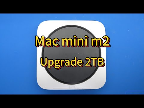 Mac mini m2 A2686 upgrade ssd from 256G to 2TB success , normal update the system
