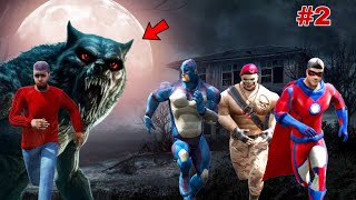 Can Rope Hero Survive? Hunted Warewolf Attack On Rope Hero Tipson & Villain In GTA 5! part 2