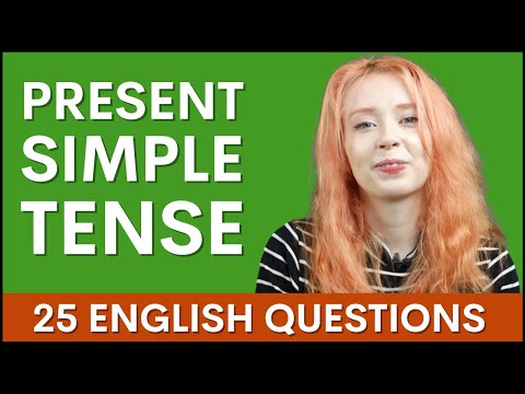 現在単純時制に関する25の質問｜英文法を学ぶ (25 Present Simple Tense Questions | Learn English Grammar)
