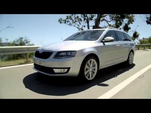 New ŠKODA Octavia III Combi 2013 - exterior - footage / Nowa Skoda Octavia 3 kombi 2013