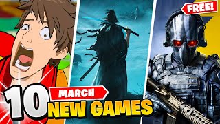 10 New Games March (3 FREE GAMES)