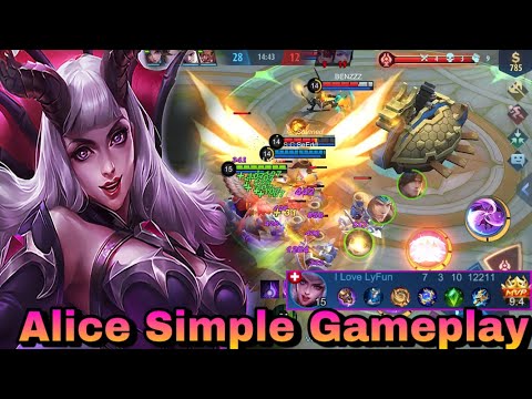 ALICE BEST BUILD 2021 - TOP GLOBAL ALICE GAMEPLAY | ALICE MOBILE LEGENDS