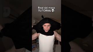 Real ski mask tutorial💀#tutorial #skimask #stepbystep #shelove