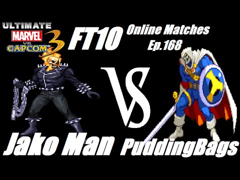 Jako Man VS PuddingBags FT10 (UMVC3 Online Matches Ep.168)