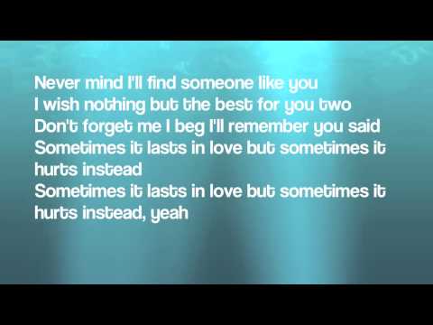 Adele - Someone like you lyrics