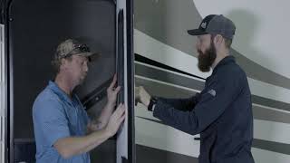 Lippert - How To Install a Thin Shade to an RV Entry Door Window