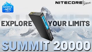 Nitecore Summit 20000 Power Bank, 20,000mAh for Low Temperature