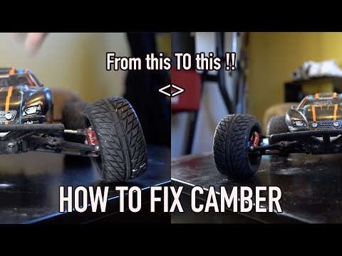 How To Fix Camber On your Rc Car | Traxxas Rustler VXL 2WD