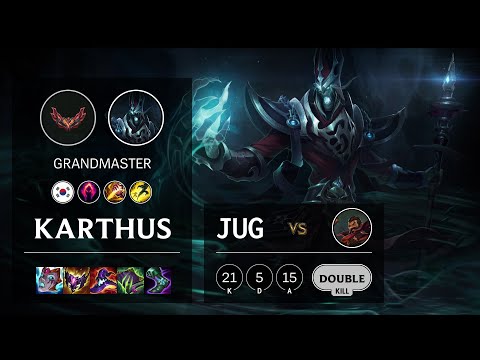 Karthus Jungle vs Graves - KR Grandmaster Patch 12.5