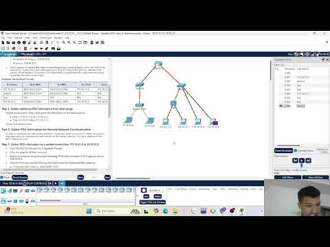 9.1.3 Packet Tracer - Identify MAC and IP Addresses.pka