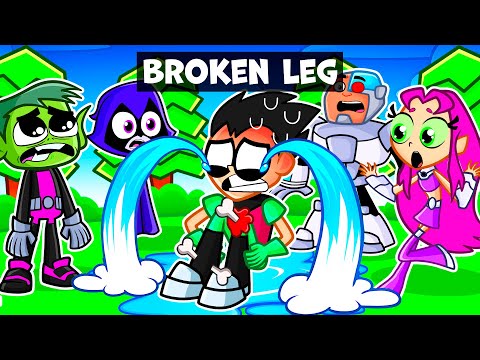 Robin BROKE His LEG In ROBLOX...