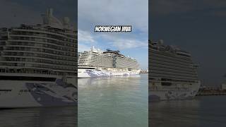 Norwegian Viva docked in Cadiz Spain #ncl #nclviva #norwegianvivs #shorts #cruise #cruiseship