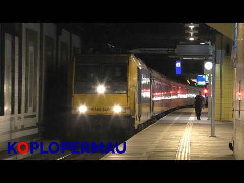 BR186 met ICRmh komt door station Rotterdam Blaak!