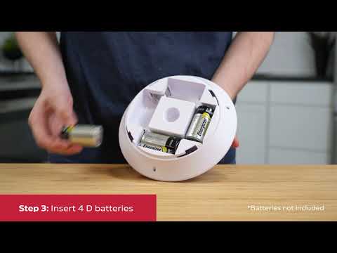 58823: Energizer Wireless Switch LED Ceiling Light - Operation