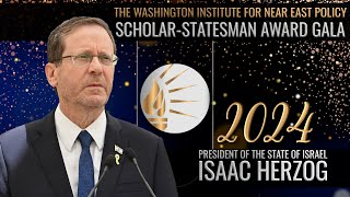 Washington Institute for Near East Policy Honors Isaac Herzog, President of the State of Israel