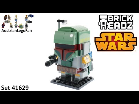 Vidéo LEGO BrickHeadz 41629 : Boba Fett