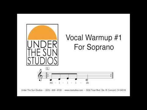 Aquecimento vocal nº 1 para soprano